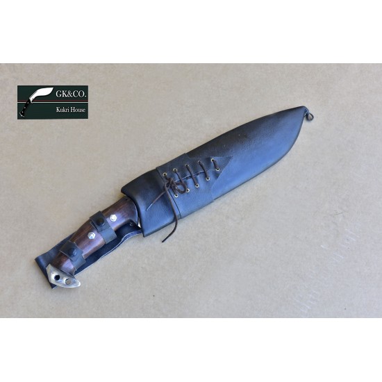 Everestforge-12 popular inches Blade Everest Bowie-Hand forged-5160 leaf spring-Balance water tempered-Sharpen- Ready to use-Handmade in Nepal